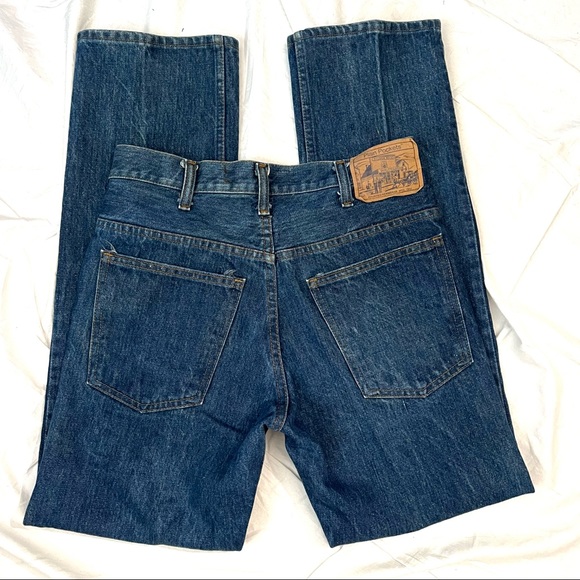 VTG 70’s Plain Pockets High Rise straight fit jeans - Picture 2 of 14